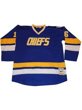 Jack Hanson #16 Charlestown Chiefs Slap Shot Throwback Jersey Mens Size 3XL